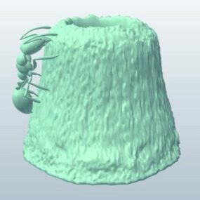 Ameise mit Kuchen Druckbares 3D-Modell