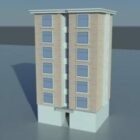 Apartment Lowpoly Building