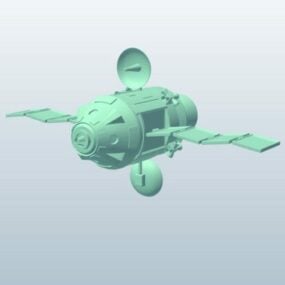 3D model velitelského modulu Apollo