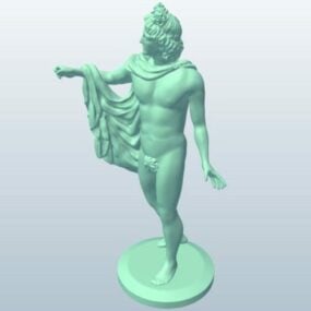 Statue d'Apollon modèle 3D