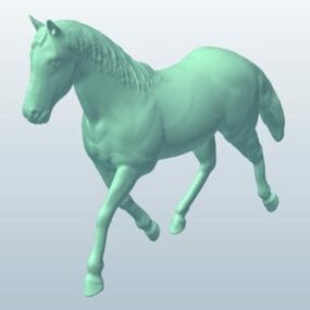 Appaloosa Horse Lowpoly 3d model