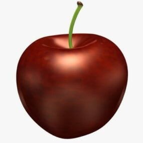 애플 붉은 과일 3d 모델