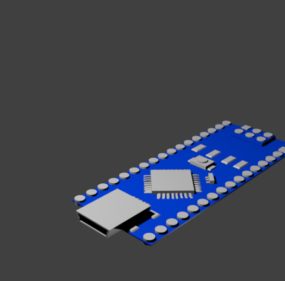 Raspberry Pi Electronic Board 3d model