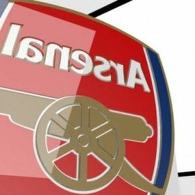 Mô hình 3d Logo câu lạc bộ bóng đá Arsenal