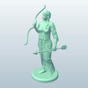 Angel Woman Character 3d model
