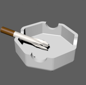 Asbakken Sigaretten 3D-model