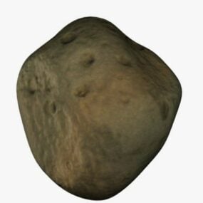 Model 3d Planet Batu Angkasa Asteroid