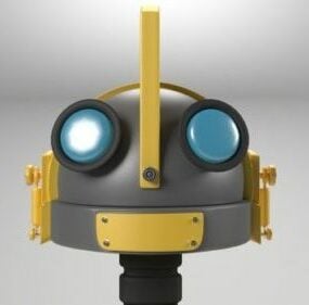 ロボット玩具プラスチック素材の3Dモデル