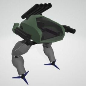 Scifi Cleaner Robot 3d model