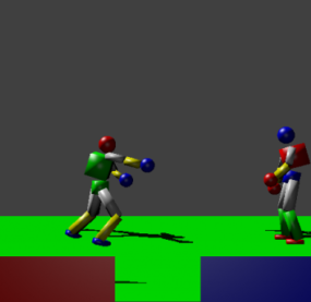 Herní bojová bojová šablona 3D model