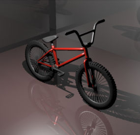 Bicicleta deportiva Bmx modelo 3d