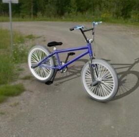 Modelo 3d de bicicleta Bmx