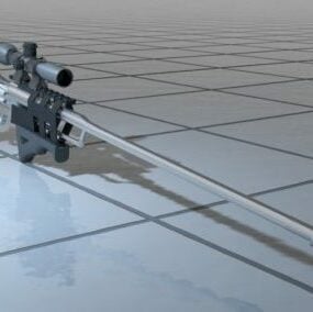 Bml15a Sniper Revolver Gun 3d model