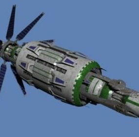 Babylon Space Station 3d-modell