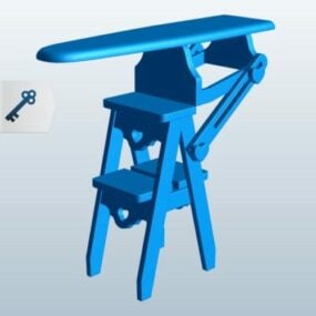 Bachelors Chair Ladder Furniture 3d model