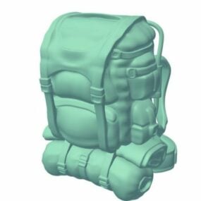 Forest Travel Backpack 3d-modell