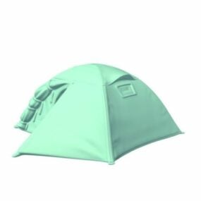 Namiot podróżniczy z plecakiem Model 3D