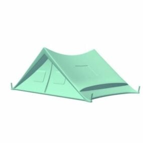 Back Packing Tent 3d model