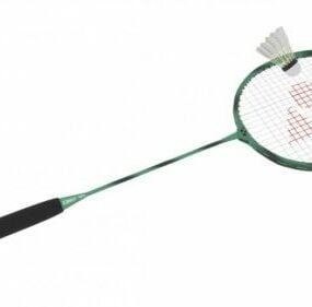 Sport Badmintonketcher V1 3d model