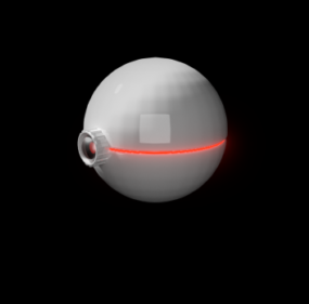 Droïde à boule oculaire modèle 3D