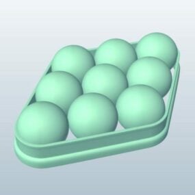 نموذج سلة الكرة 3D