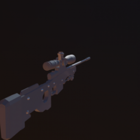 Base Sniper Gun 3d model