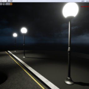 Basic Street Lamp Design 3d model