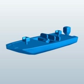 Thuyền trầm Lowpoly mô hình 3d