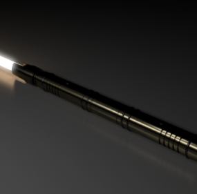 Modelo 3D da arma do sabre de luz Bastila