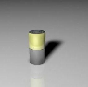Model 3D baterii cylindrycznej tłuszczu
