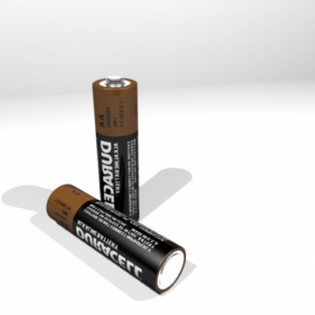 Battery Different Size Pack 3d model