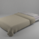 Simple Bed With Blanket