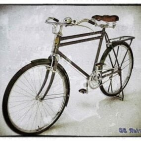 Vélo classique du 19ème siècle modèle 3D