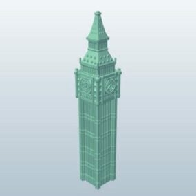 Mô hình 3d Tháp đồng hồ Big Ben