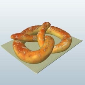 Modello 3d del pretzel