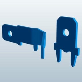 Blade Pcb Connector Device 3d model