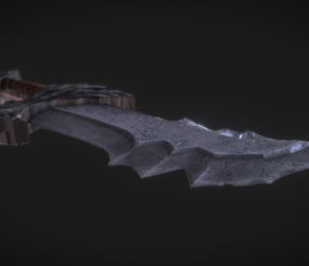 Modello 3d dell'arma Blade Of Chaos
