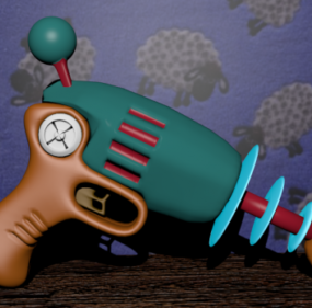 Plastic Blaster Gun 3d model