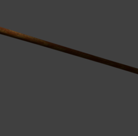 Bo Staff Weapon 3d-modell