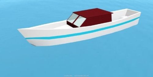 Lowpoly Speed Boat V1