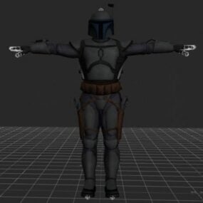 Boba Fett Star Wars Character 3d-modell