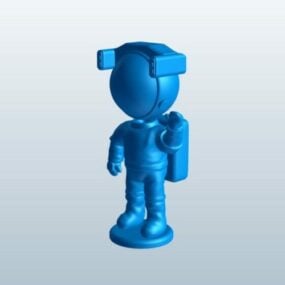 ボブルヘッド宇宙飛行士の印刷可能な 3D モデル