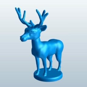 Deer Figurine 3d model