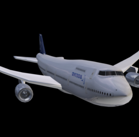 Boeing 747-8i Plane 3D -malli