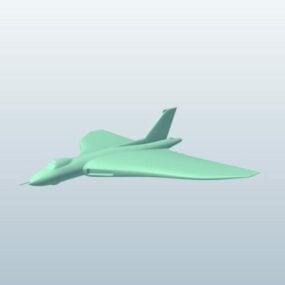 Modelo 3D do bombardeiro militar britânico Stealth