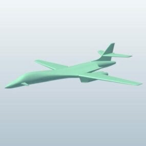 3D model letadla Bomber Stealth Usa