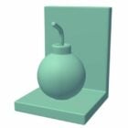 Bookend Bomb Shaped
