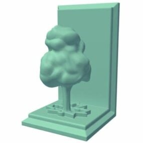 غلاف كتاب شجرة القيقب نموذج ثلاثي الأبعاد قابل للطباعة