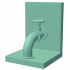 Bookend Water Pipe Shaped