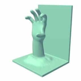 Zombie Hand Bookend 3d-modell
